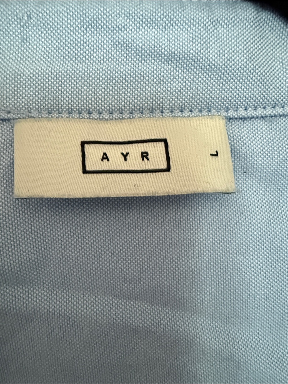 AYR Oxford Blue The Deep End button down - Picture 2 of 4